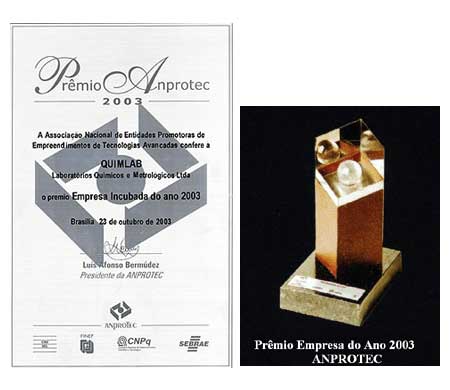 Placa em homenagem a Quimlab